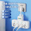 EU Plug 4 AC Outlet Power Strip Multiprise Wall Socket Universal Network Filter USB Cherger Separate  Adapter A 2
