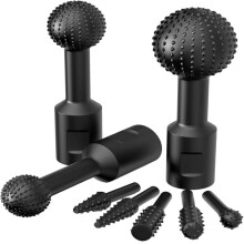 8-Delige Kogelbeitel- en Freesset voor Hout - 3 Stuks 5/8-11 Kogel en 5 Stuks 1/4 Inch Zeskantschacht voor Haakse Slijpers en Boormachines