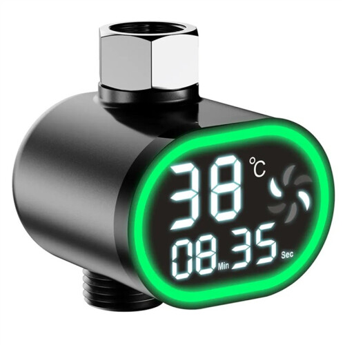 Douchet Temperatuurmonitor, LED Digitale Display, Precisie Watertemperatuurmeter, Realtime Temperatuurmeter