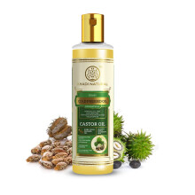 Khadi Natural Castor Oil | Natuurlijke olie voor haar- en huidverzorging | Voedt haarwortels en hydrateert huid