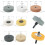Kit de Roda de Polimento de 3 Polegadas, para Amortecedor de Bancada/Moedor de Bancada, Furo de Roda de Polimento de 3/8 Polegadas, Kit Adaptador de 5