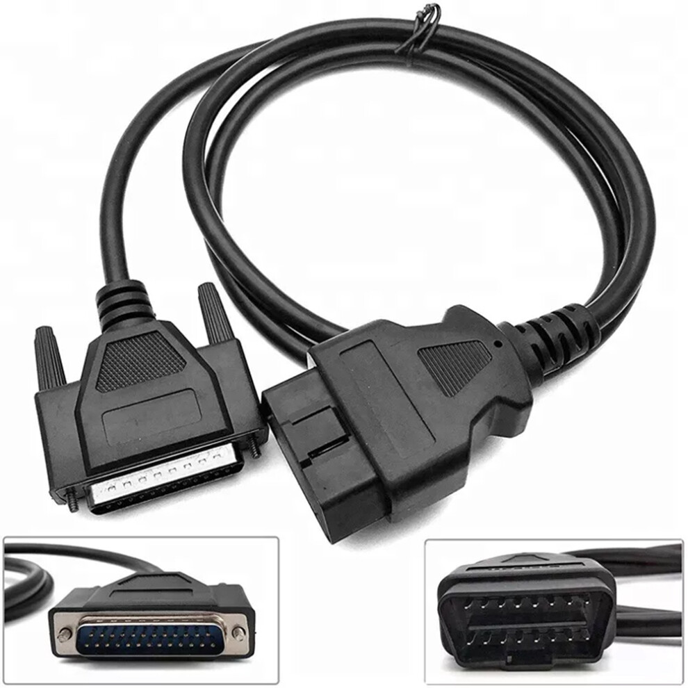 Sbb Ck100 Sbb Pro2 Obd2 16Pin To Db25 Cable 25 Needle Thread Adapter Car Connector Extension Cable Diagnostic Tool Cable 6032956469116