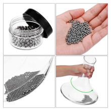 3 Pieces Decanter Cleaning Brush Flexible Bottle Scourer and 400 Pieces Reusable Decanter Cleaning Beads