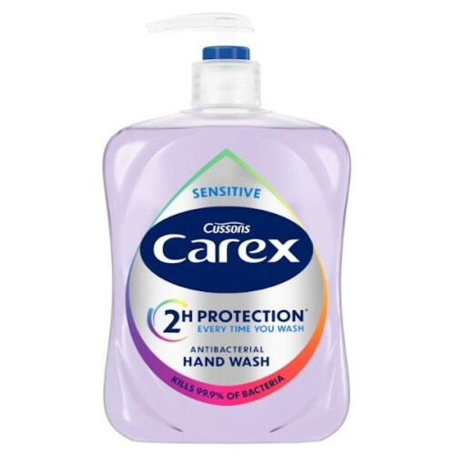 Carex 3 x Carex Sensitive Antibacterial Handwash 500ml