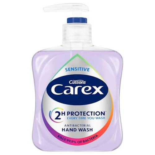 Carex 3 x Carex Sensitive Antibacterial Handwash 250ml