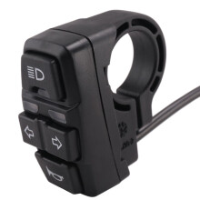 Ebike Light +Horn and Turning Light Scooters Electric Bicycle Intelligent Mountain Bike DIy Accessories,36V