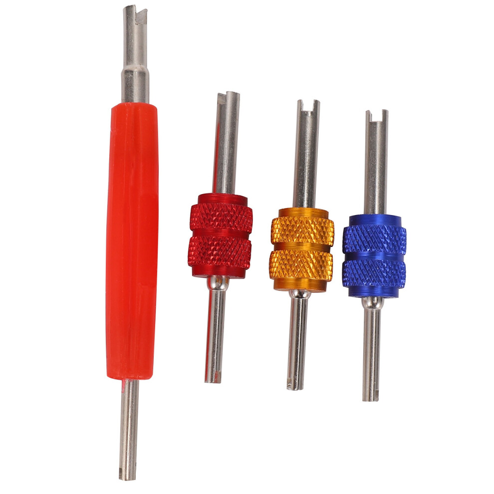 4Pcs R134 R12 A/C Hvac Air Conditioner Schrader Valve Stem Core Remover Tool (Remover Tool) 6033710448248