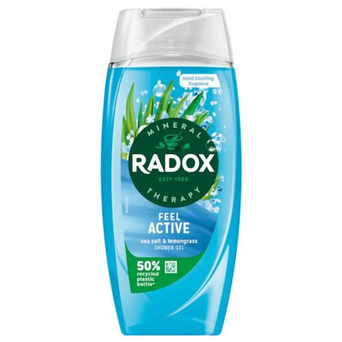 Radox 3 x Radox Feel Active Shower Gel 225ml