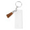 120 PCs Acrylic Keychain Blank Tassel Pendant Set Includes Rectangular Transparent Acrylic Keychain 6