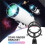 Adjustable Pointer Finderscope Bracket 6-Point Guidescope Rings Mount Astronomical Telescope,65mm(33mm-64mm) 4