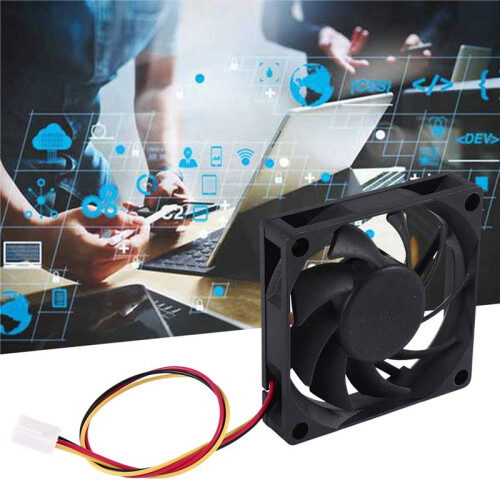 Interne 12V 3-Pins CPU-Ventilator, Koelventilator voor Pc 70X70X15Mm 1