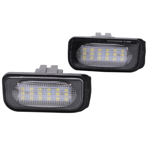 No Error License Plate Light Base For - W203 4D Sedan Auto Number Lamp No  Flash