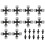 Greenhouse Humidifier Plant Misting  Atomizing Nozzle Sprinkler Tee (10Pcs) 1