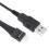 9 Pines Macho una USB Externo una Macho PC Placa Base Cable de ExtensióN de Datos Internos 20Cm 6