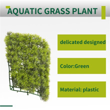 Artificial Fake Water Aquatic Green Grass Plant Lawn Aquarium Landscape