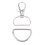 60Pcs Swivel Snap Hooks And D Rings For Lanyard And Sewing Projects (1 inch Inside Width) 6