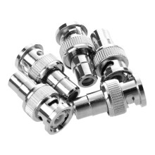 5 Pcs BNC Male Plug To RCA Female RF Coaxial Connector pour CCTV Video