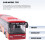 Children'S Diecast Modell Fordon Shuttle Buss Billeksaker Små Baby Pull Back Leksaker RöD 3