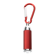 Outdoor Fishing LED Flashlight Torch Carabiner Keychain