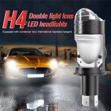 Universal Plug-in Headlight H4 Projector High-Power LED Lens Headlights for Car Moto Modified Headlight