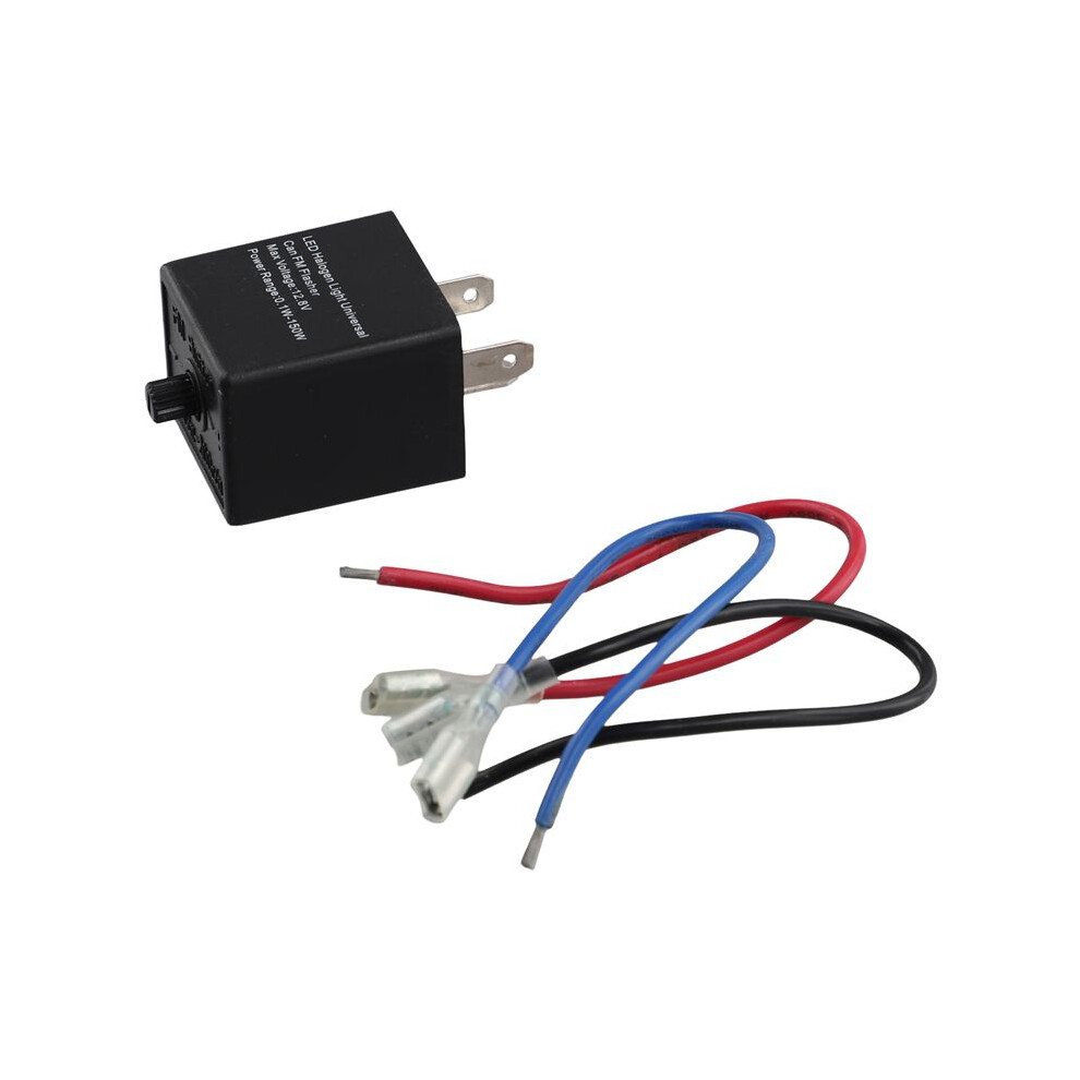 Led Flasher Relay, 12V 3-Pin Adjustable Led Flasher Relay Turn Signal Blinker For Automotive Motorcycle Light 4711722074656
