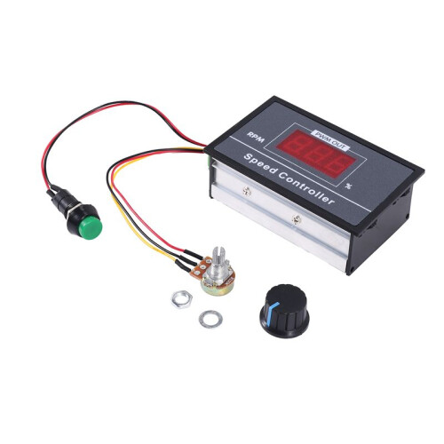 PWM  Motor Speed Controller with Digital Display 30A PWM Adjustable Speed Stepless Regulator