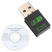 Adattatore WiFi USB, Ricevitore Esterno di Rete Wireless Dual Band 600 Mbps, Dongle WiFi per PC / Laptop / Desktop