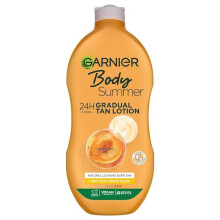 6 x Garnier Body Summer Moisturising Lotion Light Sun-Kissed Glow 400ml