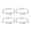 4 X Universal Nav Centric Ring Wheel Spacer Set 74,1 Mm O/D 72,6 Mm I/D 1