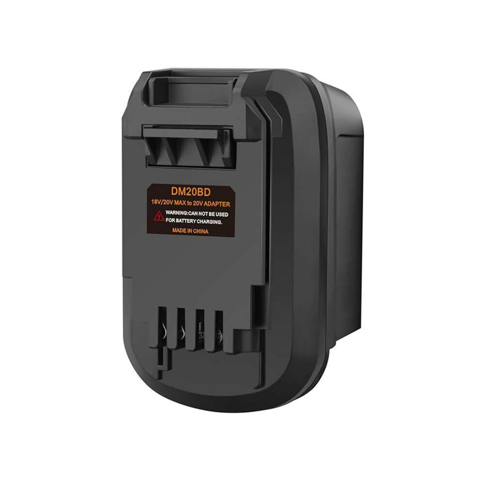Portable Battery Adapter For / 18V/20V Li-Ion Battery To For And Decker 20V Cordless Power Tools Black 4713297598032