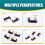 4 Stueck 3/4-4/4 Violine Feinstimmer String Teller 6