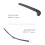 Rear Windshield Wiper Arm Blade Set For- Cayenne 2011-2017 95862804000 6