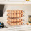 Egg Holder for Fridge,Egg Container for Refrigerator,Stackable Egg Storage Container,Layers Egg Tray,Clear Egg Organizer 3