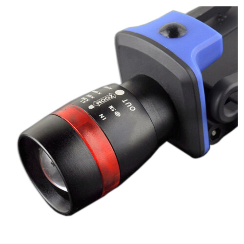 XPE LED 120 Lumen 3 modes waterproof zoomable Clip -  Cap Hat Light flashlight  light lamp black 1