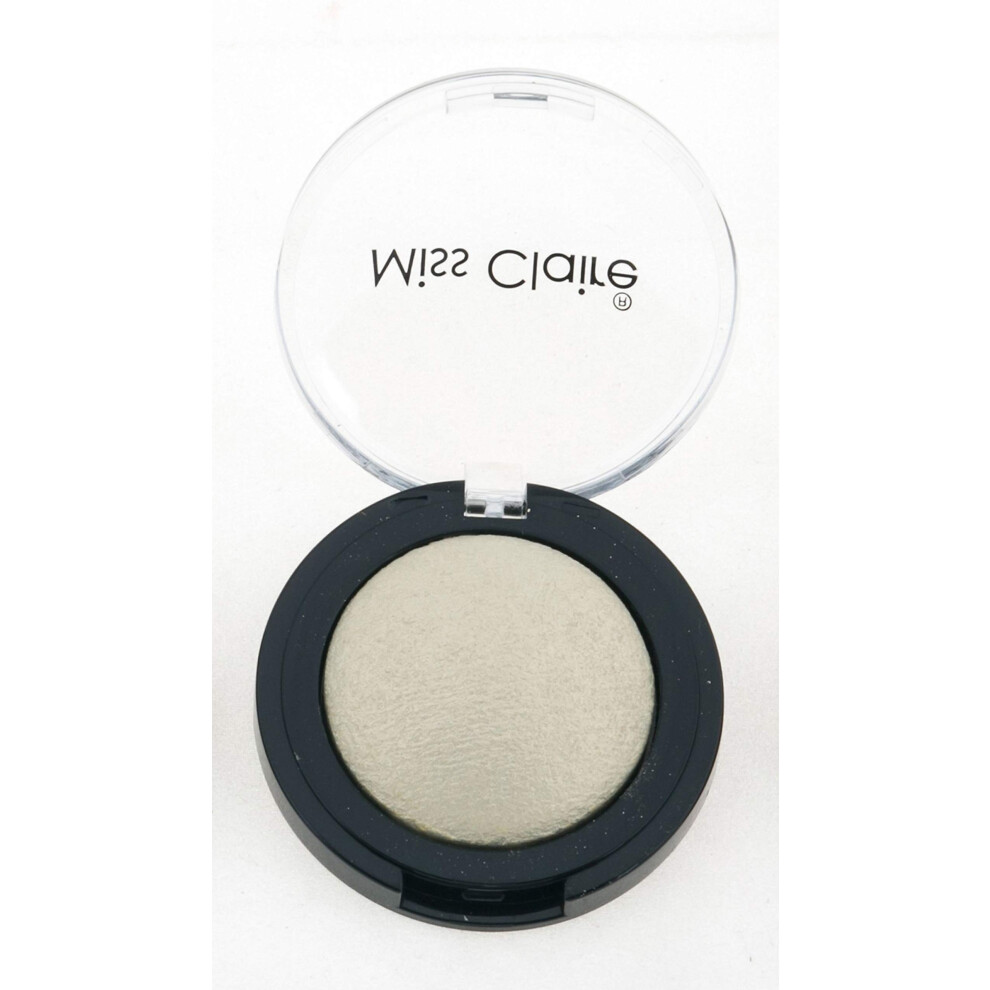 Miss Claire Baked Eyeshadow Powder-18, Green, 3.5 G, Sheer Finish