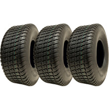 18x6.50-8 Lawnmower Tyres 4-ply Multi Turf Grass Journey P332 350kgs (Set of 3)