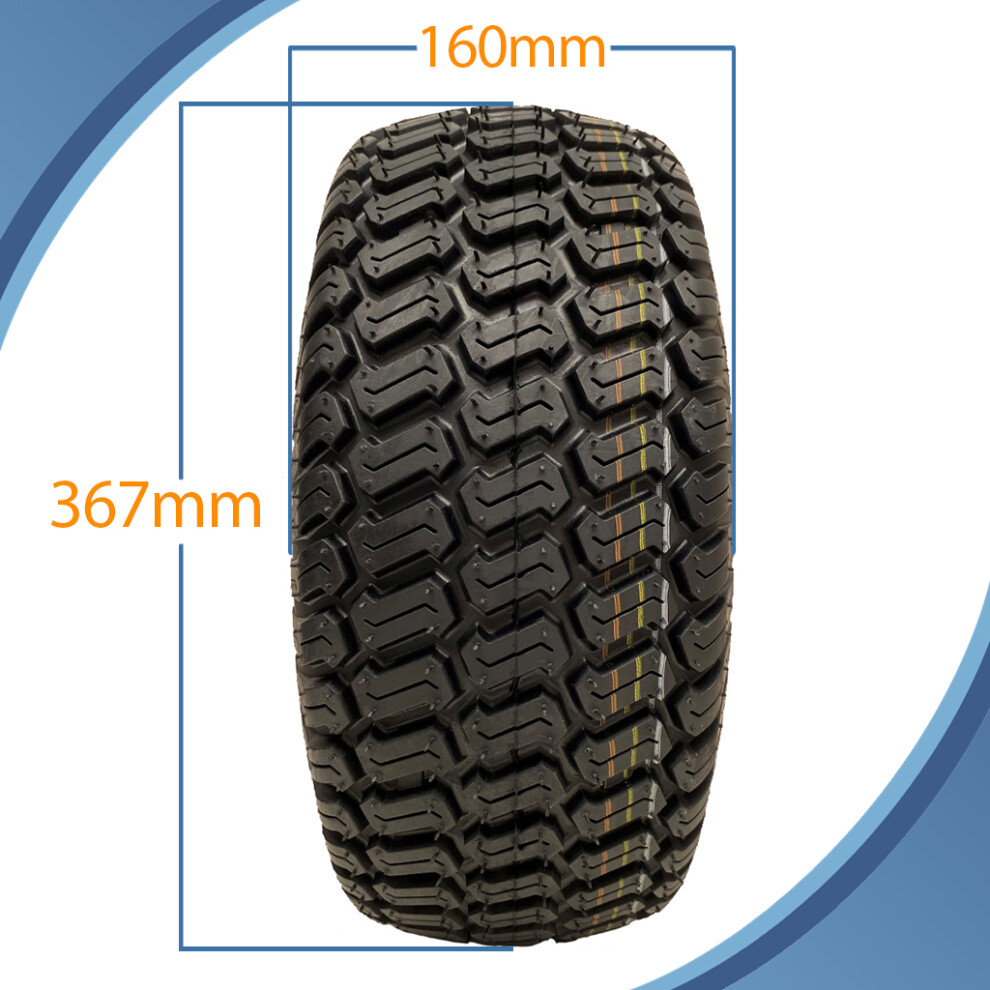 Parnells 15X6.00-6 Lawnmower Tyres Lawnmower Tubeless P332 K-Reinforced 6-Ply (Set Of 4)