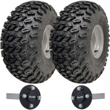 22x11.00-8 ATV Trailer Kit Utility Wheels Rims 35x35 ALKO Hub & Stub Axles 750kg