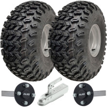 22x11.00-8 Utility ATV Quad Trailer Kit Wheels ALKO Axles & Hitch Capacity 750kg