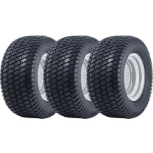 20x10.00-10 Lawnmower Wheel 4ply Grass P332 Road Legal 4 Inch PCD Rim (Set of 3)