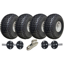 22x11.00-8 Twin Axle Knobby ATV Quad Trailer Kit ALKO Axles Road Legal 620kgs