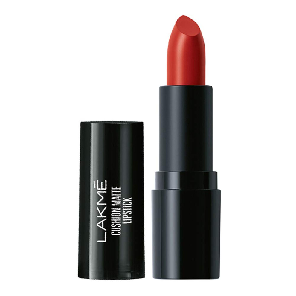 Lakm Cushion Matte Lipstick, Red Rose, 4.5 G