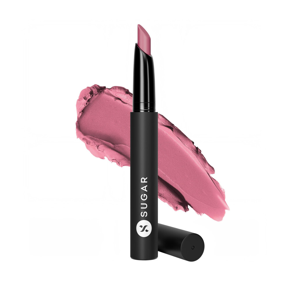 Sugar Cosmetics Matte Attack Lipstick For Women | Transferproof & Smudgeproof | Lasts Upto 12Hrs | Enriched With Jojoba Oil | 2Gm - Blush Eyed Peas