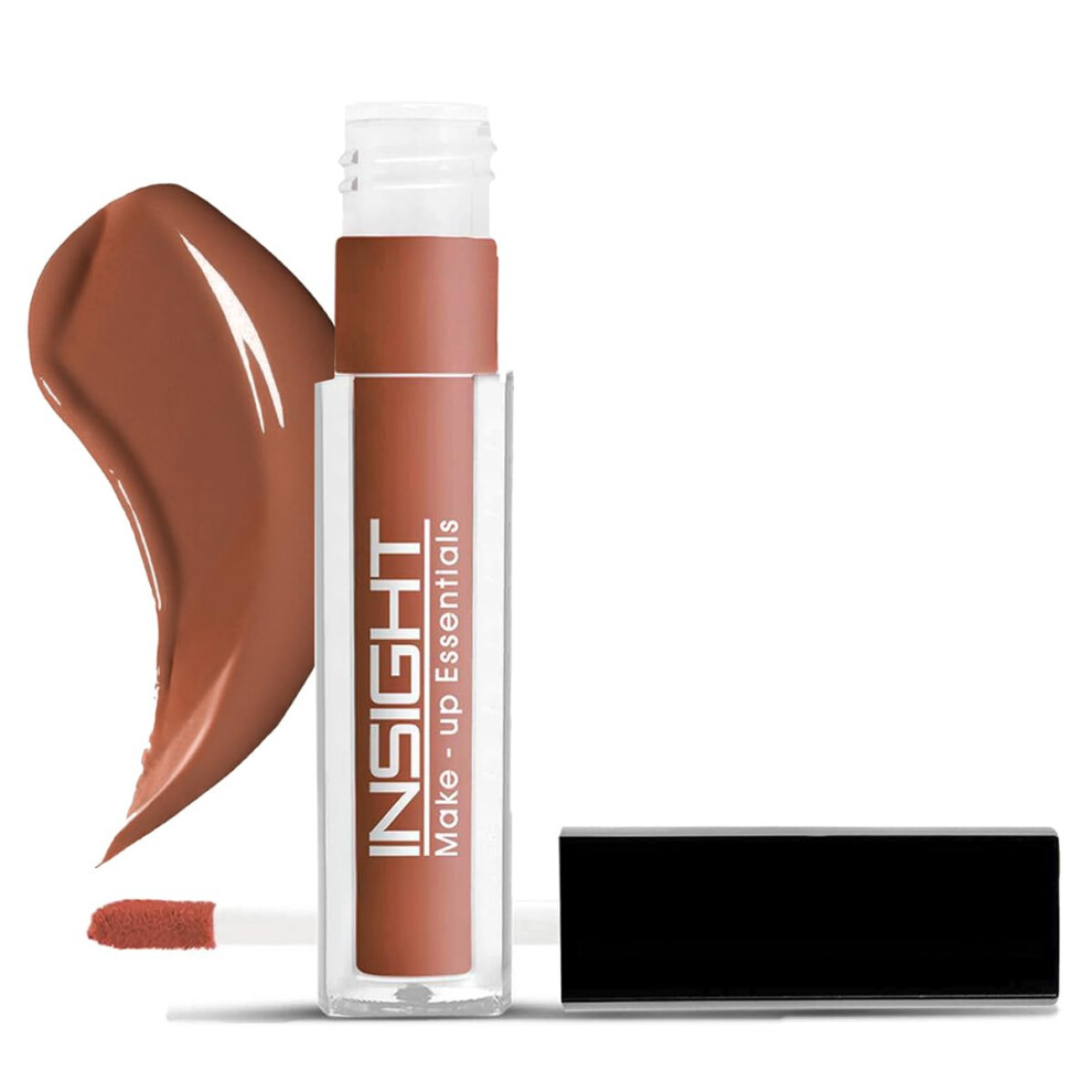 Insight Non Transfer Liquid Lipstick- Berries On Ice | Waterproof| Matte Finish| Transfer & Smudge Proof| Lightweight| 12 Hr Wear| Highly Pigmented 4