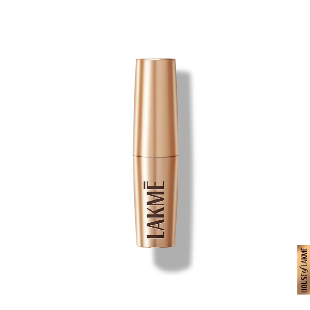 Lakm Lakme Powerplay Priming Matte Lipstick, Smooth Matte Finish, Lightweight Lipstick, Smudgeproof, Lasts 16Hrs, Hydrates Lips, Peachy Affair, 3.6G