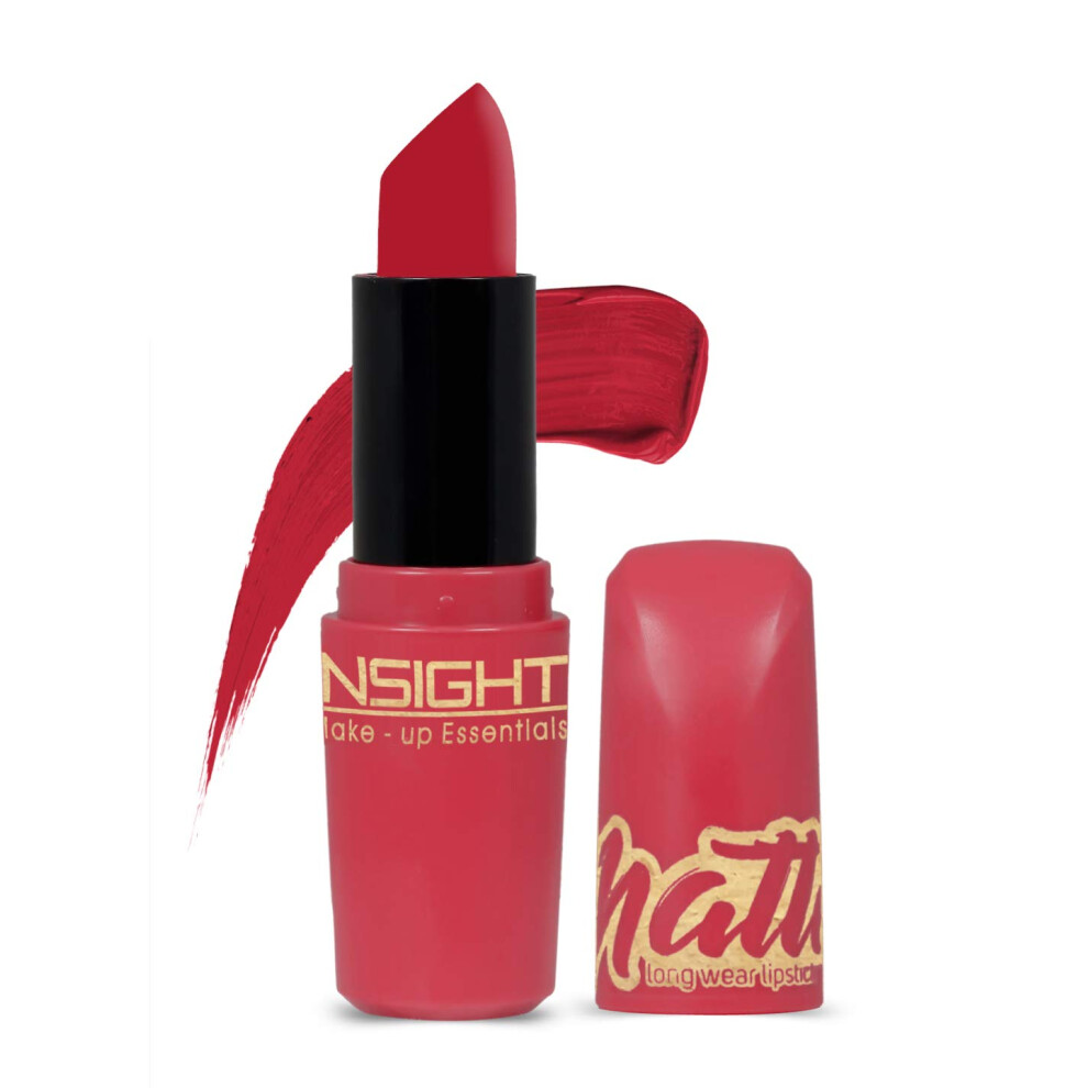 Insight Matte Lipstick | Soft Matte Finish | Highly Pigmented Formula | Ultra Creamy | Intense Color Payoff | Fade-Proof Lipstick |A15 - 4.2G