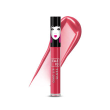 Gloss de Labios Elle 18 Omg, Acabado Brillante, Peachy Pie, No Pegajoso, Ligero, Hidratante