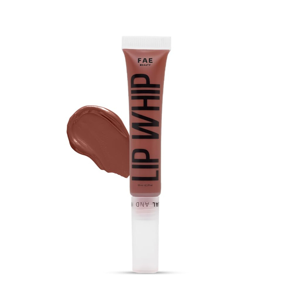 Fae Beauty Lip Whip 12Hr Comfortable Matte Liquid Lipstick (10Ml) | Long Wear | Non Drying | Soft Mousse Smudgeproof Formula | Vegan | With Moisture L