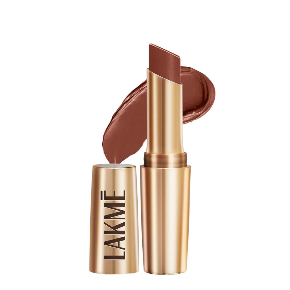 Lakm Brown Lakme 9 To 5 Primer + Matte Lipstick- Cinnamon Spice 3.6G