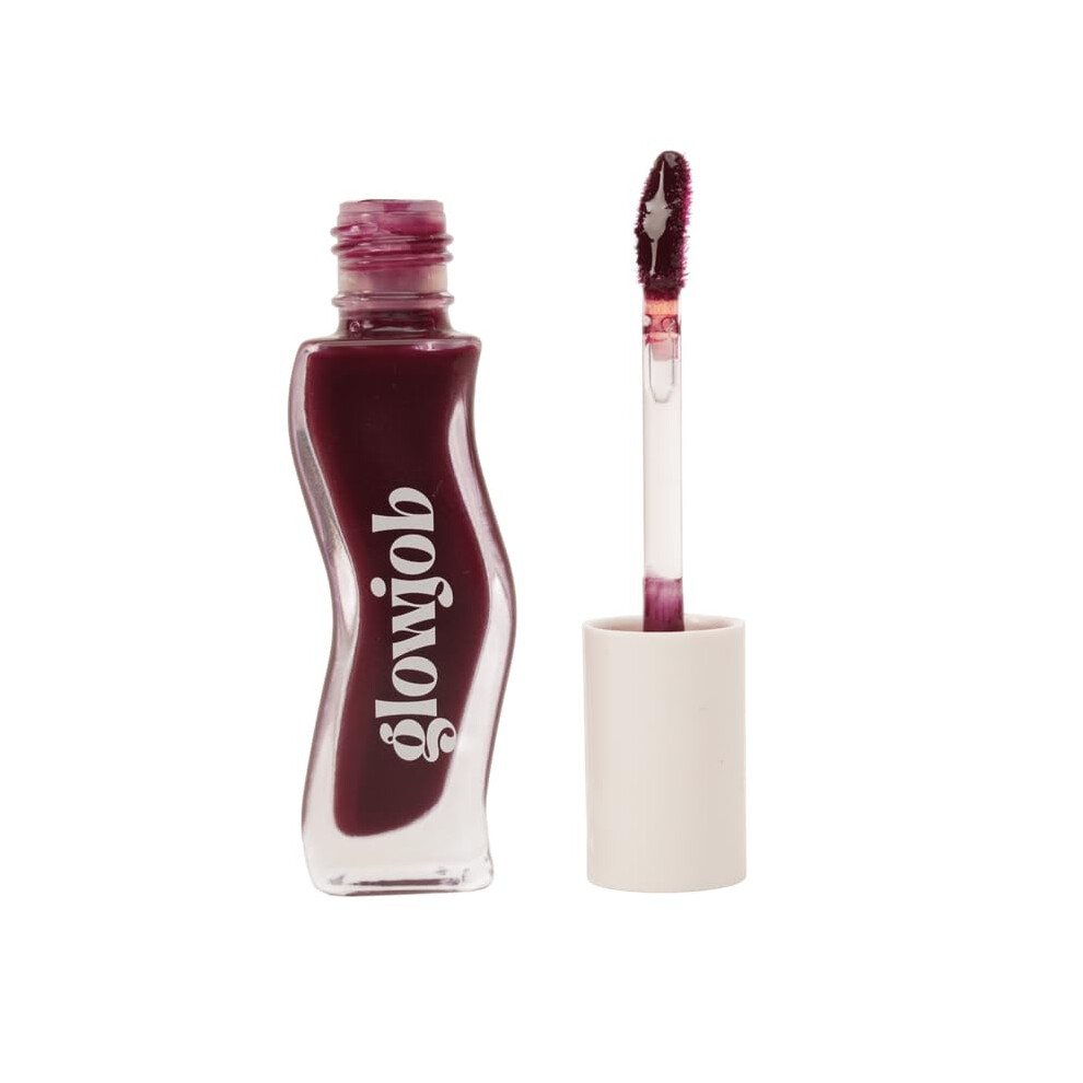 Glowjob Drunk On You Maroon Lip Oil (8Gm) - Hydrating Glossy Lip Oil With Sheer Maroon Tint, Lightweight Non-Sticky Shine, Nourishing Soft Stain Finis